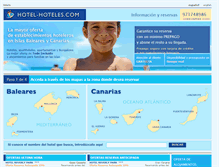 Tablet Screenshot of hotel-hoteles.com